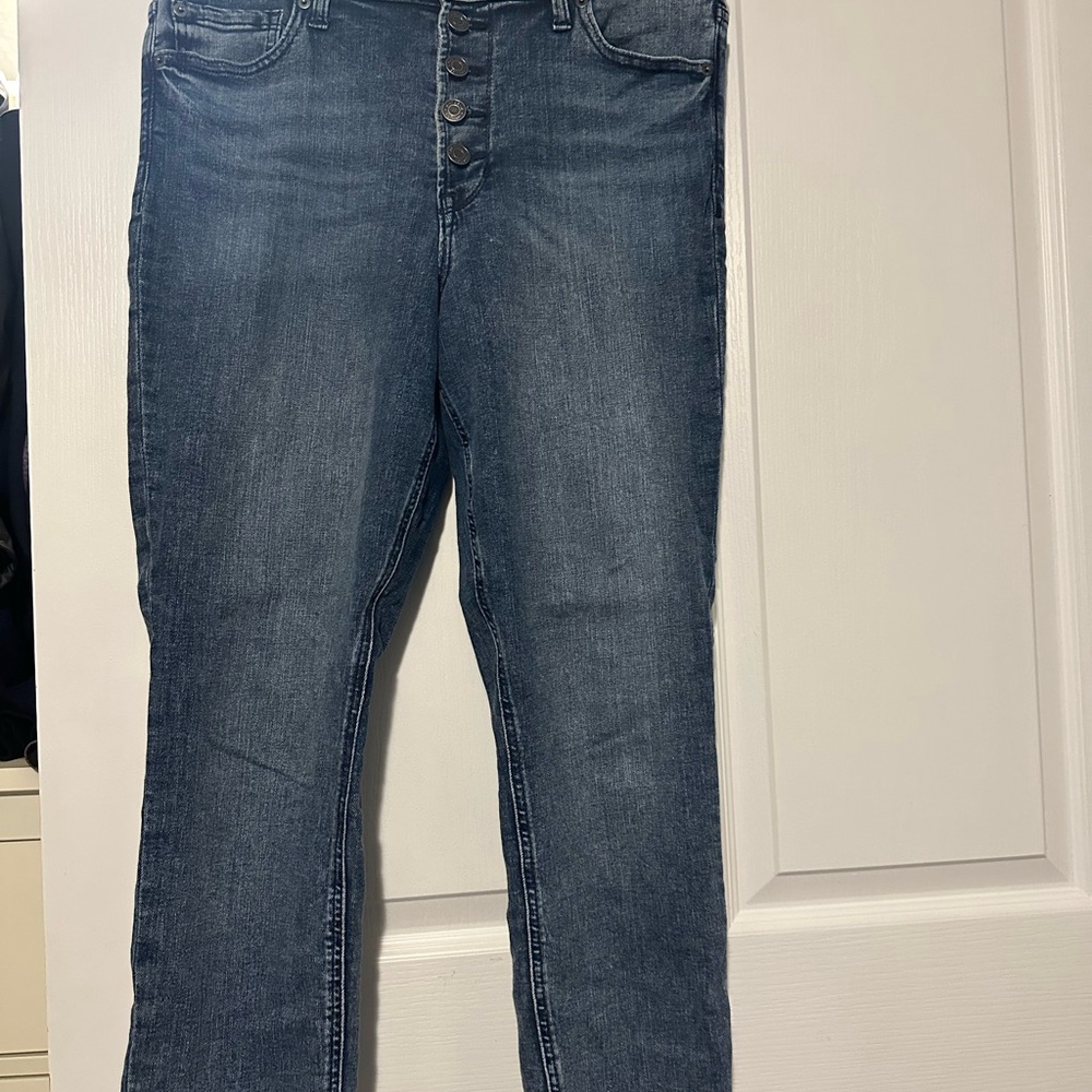 GAP Women's Dark Blue Skinny Jeans